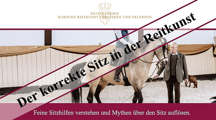 Der korrekte Sitz in der Reitkunst